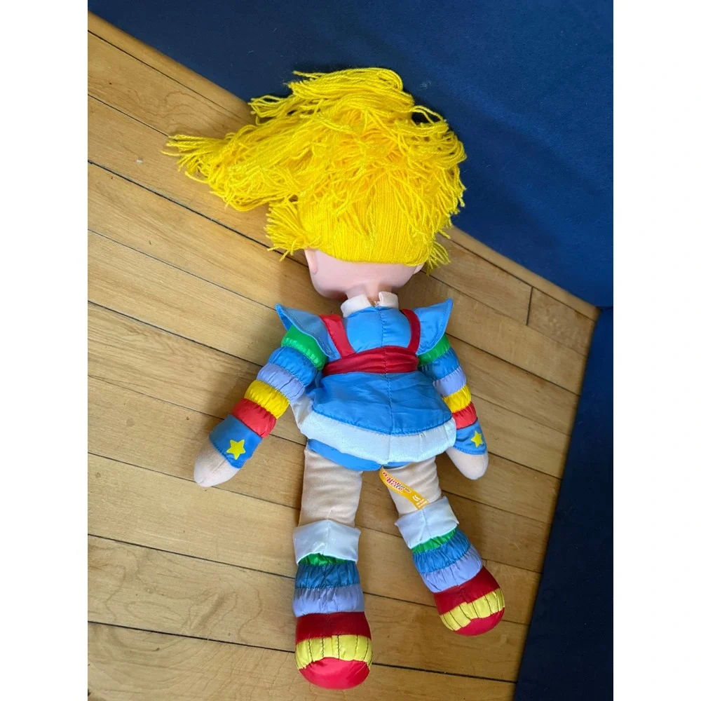 Rainbow Brite 19 Inch Plush Doll Hallmark Licensing Yellow Yarn Hair Vinyl Face